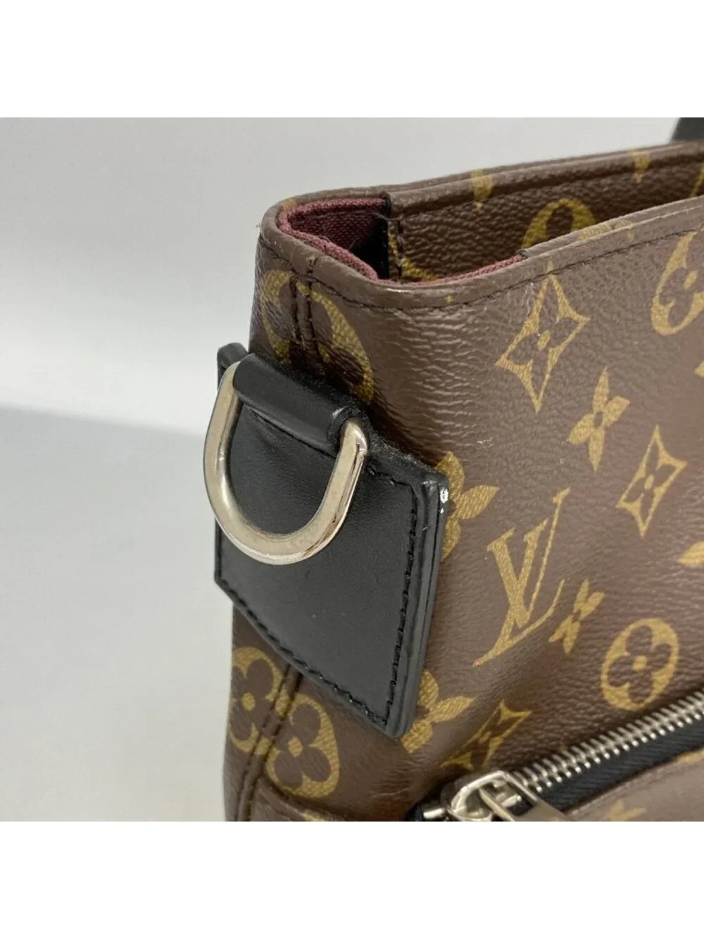 Louis Vuitton Business Bag Monogram Macassar Brown Black